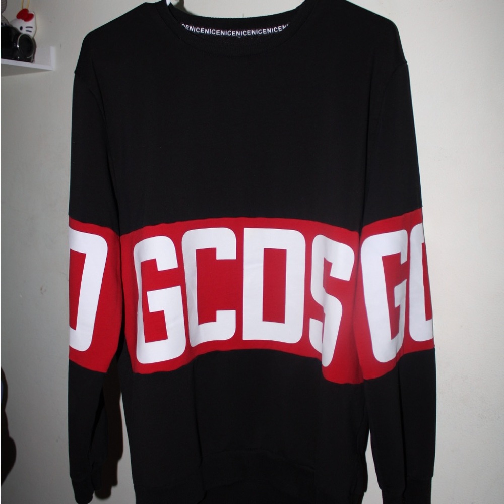 GCDS Men’s Logo Crewneck Sweatshirt